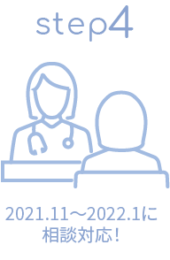 2021.11〜2022.1に相談対応！